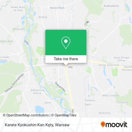 Karate Kyokushin-Kan Kęty map