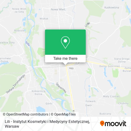 Lili - Instytut Kosmetyki i Medycyny Estetycznej map