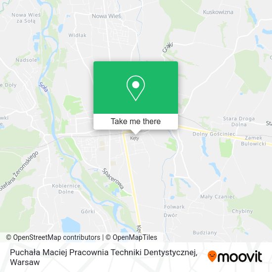 Puchała Maciej Pracownia Techniki Dentystycznej map