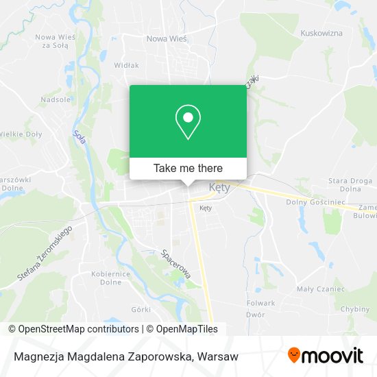 Magnezja Magdalena Zaporowska map