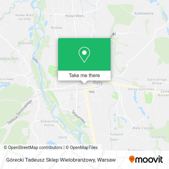 Górecki Tadeusz Sklep Wielobranżowy map