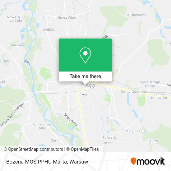 Bożena MOŚ PPHU Marta map