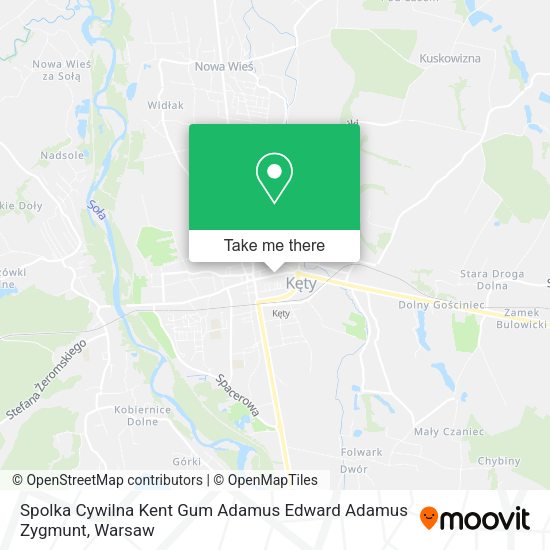 Spolka Cywilna Kent Gum Adamus Edward Adamus Zygmunt map