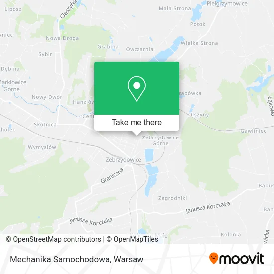 Карта Mechanika Samochodowa