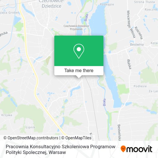 Pracownia Konsultacyjno Szkoleniowa Programow Polityki Spolecznej map