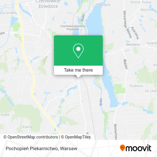 Карта Pochopień Piekarnictwo