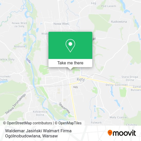 Waldemar Jasiński Walmart Firma Ogólnobudowlana map