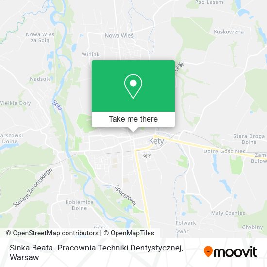 Sinka Beata. Pracownia Techniki Dentystycznej map