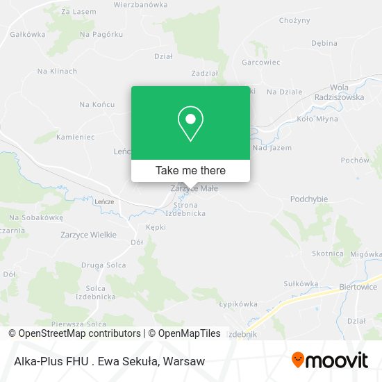 Alka-Plus FHU . Ewa Sekuła map