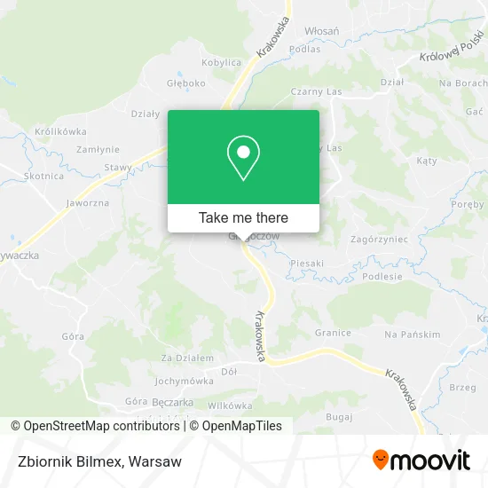 Карта Zbiornik Bilmex