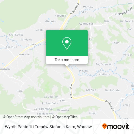 Wyrób Pantofli i Trepów Stefania Kaim map