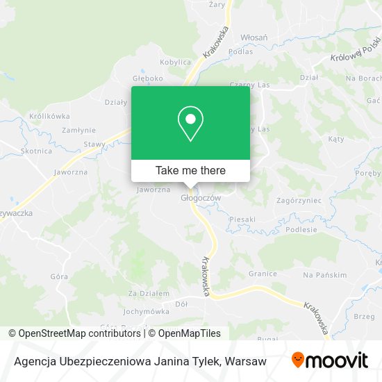 Agencja Ubezpieczeniowa Janina Tylek map