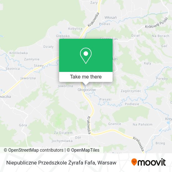 Niepubliczne Przedszkole Żyrafa Fafa map