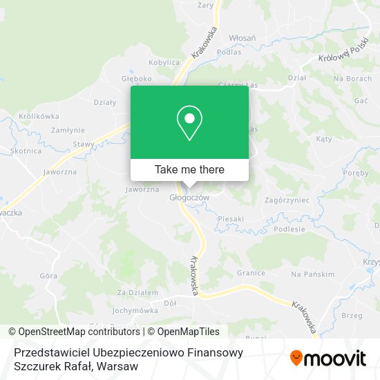 Przedstawiciel Ubezpieczeniowo Finansowy Szczurek Rafał map