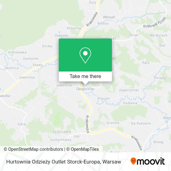 Карта Hurtownia Odzieży Outlet Storck-Europa