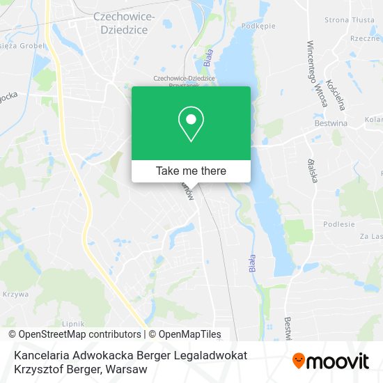 Kancelaria Adwokacka Berger Legaladwokat Krzysztof Berger map