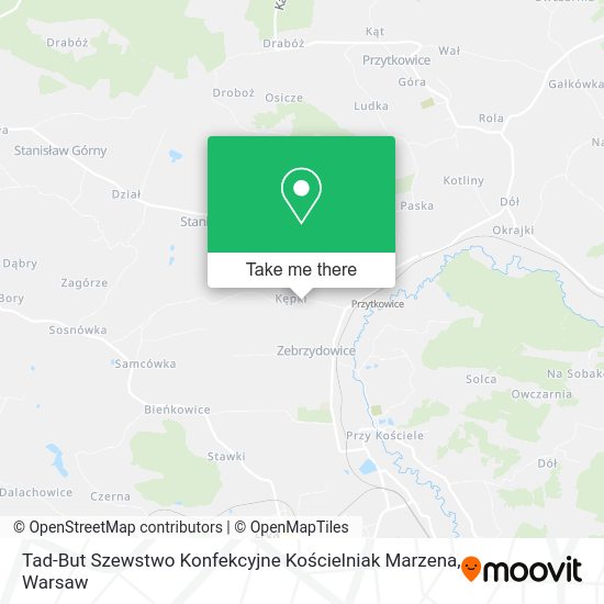 Tad-But Szewstwo Konfekcyjne Kościelniak Marzena map