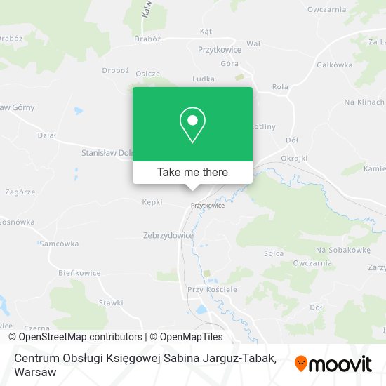 Centrum Obsługi Księgowej Sabina Jarguz-Tabak map