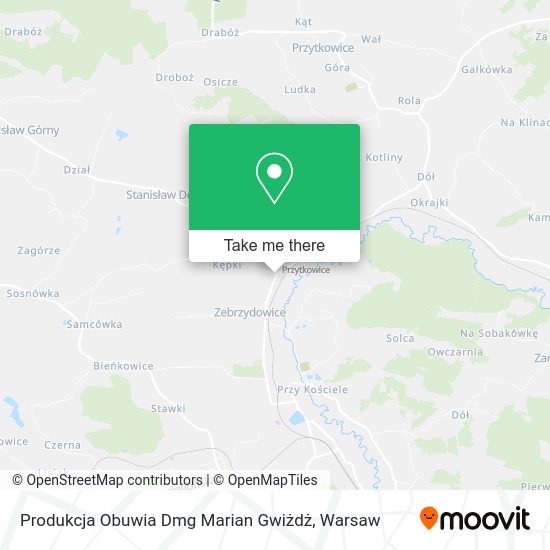 Produkcja Obuwia Dmg Marian Gwiżdż map