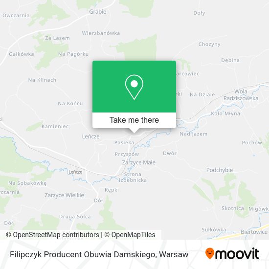 Filipczyk Producent Obuwia Damskiego map