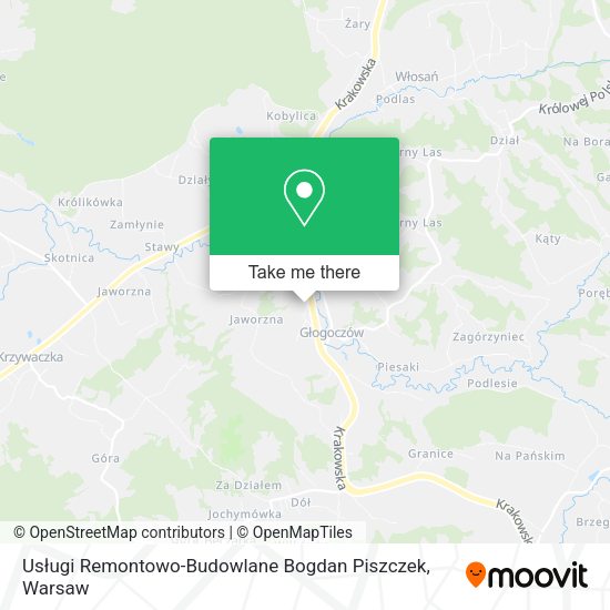 Usługi Remontowo-Budowlane Bogdan Piszczek map