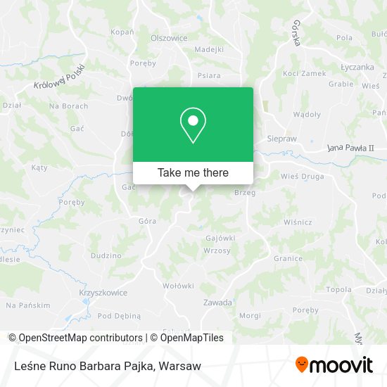 Leśne Runo Barbara Pajka map