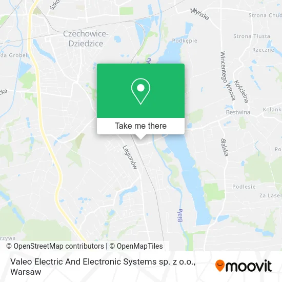 Карта Valeo Electric And Electronic Systems sp. z o.o.