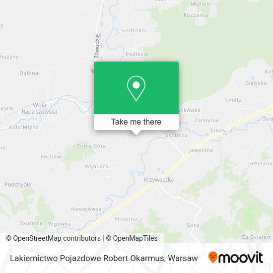 Lakiernictwo Pojazdowe Robert Okarmus map