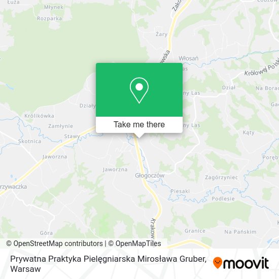 Prywatna Praktyka Pielęgniarska Mirosława Gruber map