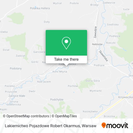 Lakiernictwo Pojazdowe Robert Okarmus map