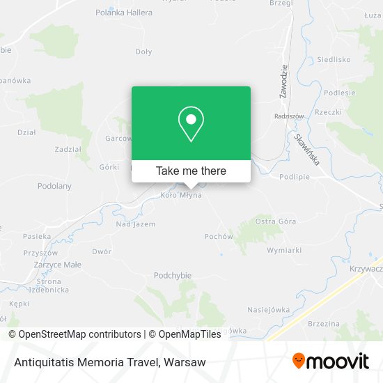 Antiquitatis Memoria Travel map