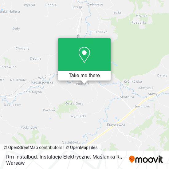 Rm Instalbud. Instalacje Elektryczne. Maślanka R. map