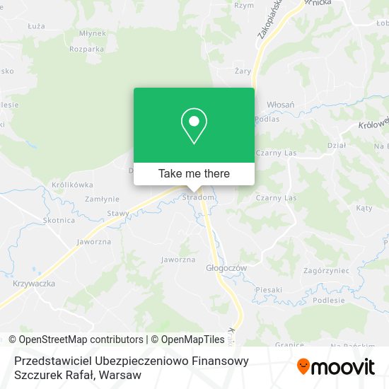 Przedstawiciel Ubezpieczeniowo Finansowy Szczurek Rafał map