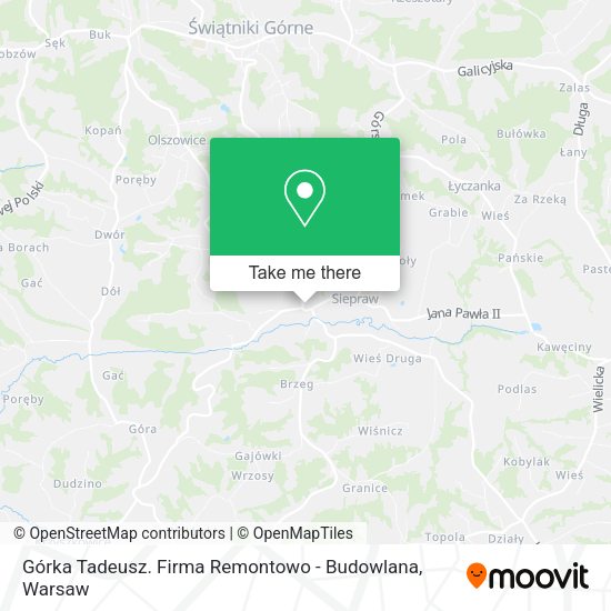 Górka Tadeusz. Firma Remontowo - Budowlana map