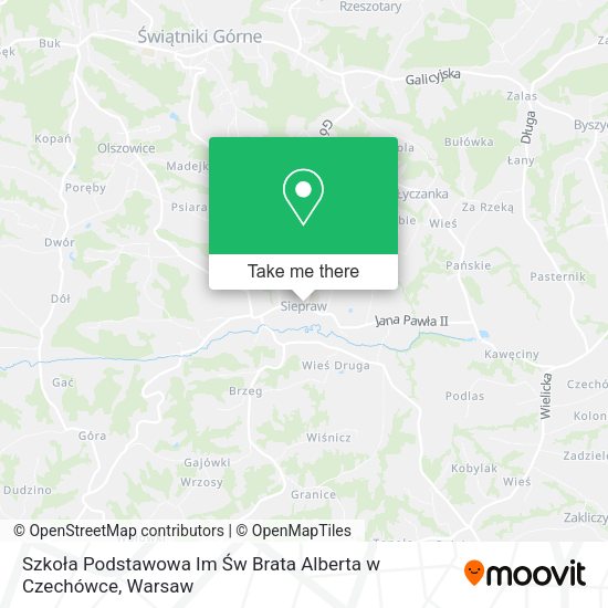 Szkoła Podstawowa Im Św Brata Alberta w Czechówce map