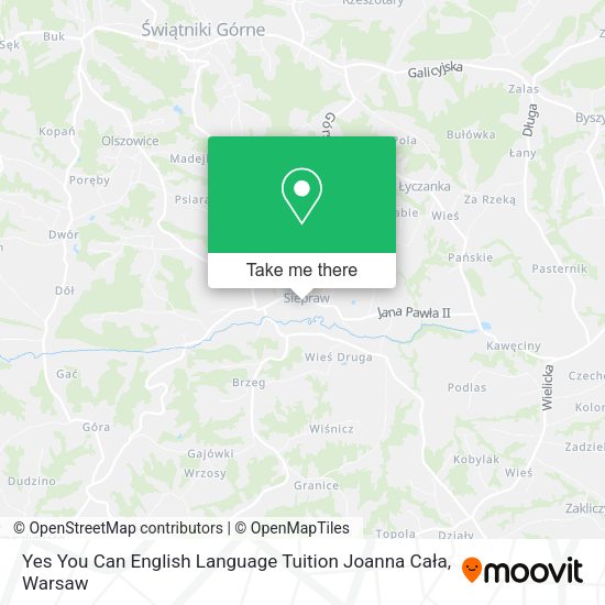 Yes You Can English Language Tuition Joanna Cała map