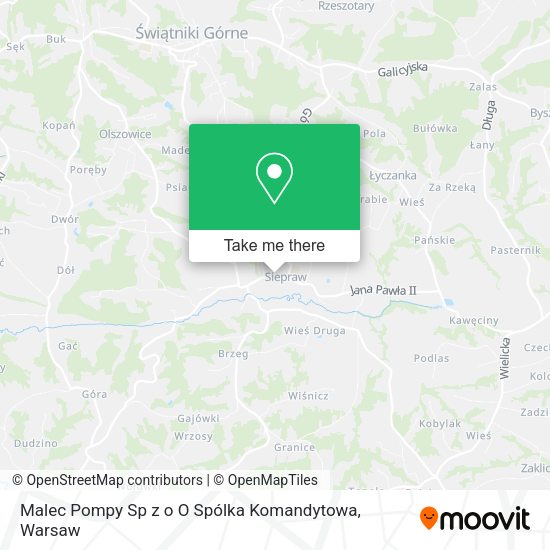 Malec Pompy Sp z o O Spólka Komandytowa map