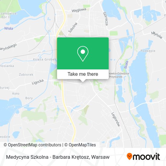 Medycyna Szkolna - Barbara Krętosz map