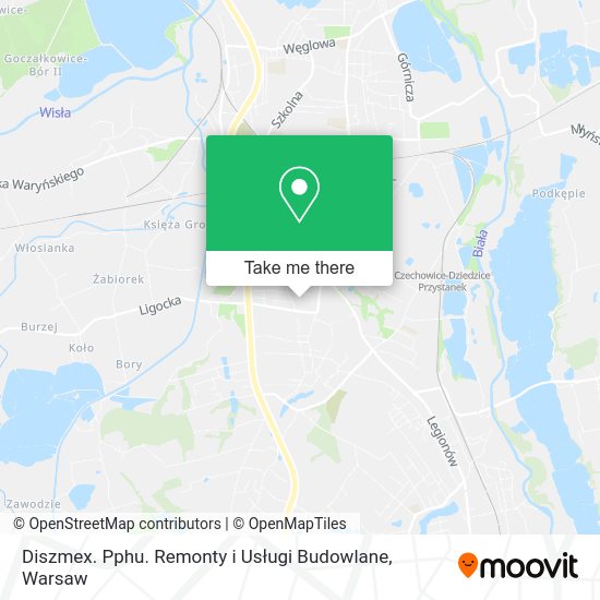 Diszmex. Pphu. Remonty i Usługi Budowlane map