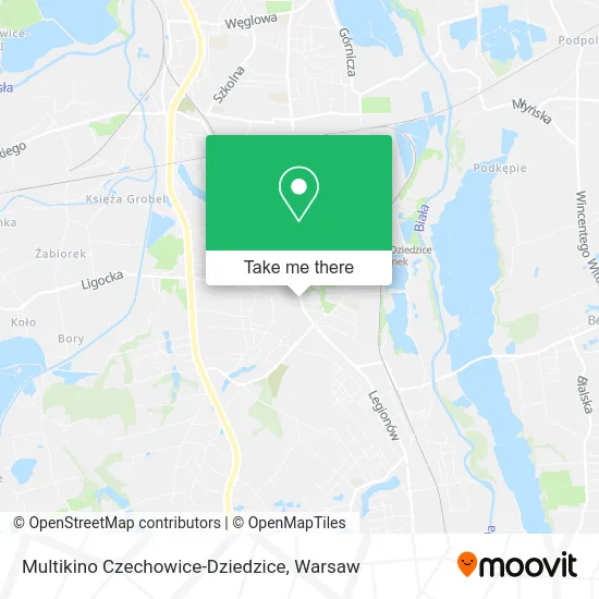 Карта Multikino Czechowice-Dziedzice