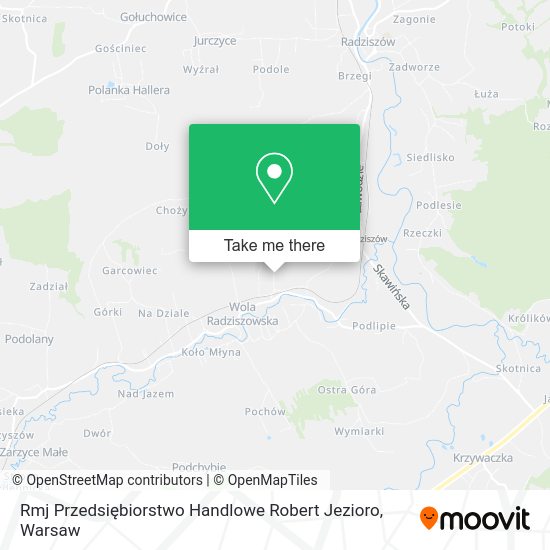 Rmj Przedsiębiorstwo Handlowe Robert Jezioro map