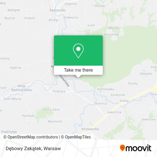 Dębowy Zakątek map