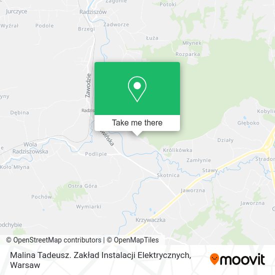 Malina Tadeusz. Zakład Instalacji Elektrycznych map