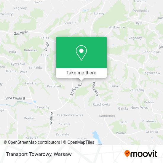 Transport Towarowy map