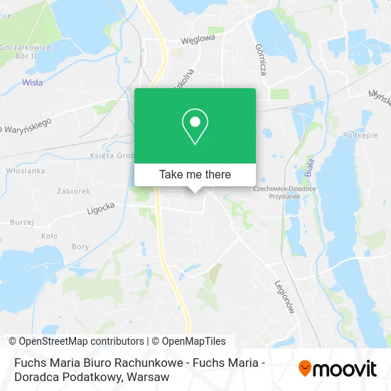 Карта Fuchs Maria Biuro Rachunkowe - Fuchs Maria - Doradca Podatkowy