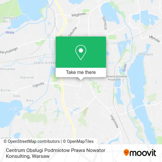 Карта Centrum Obslugi Podmiotow Prawa Nowator Konsulting