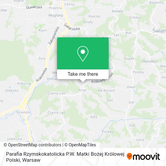 Parafia Rzymskokatolicka P.W. Matki Bożej Królowej Polski map