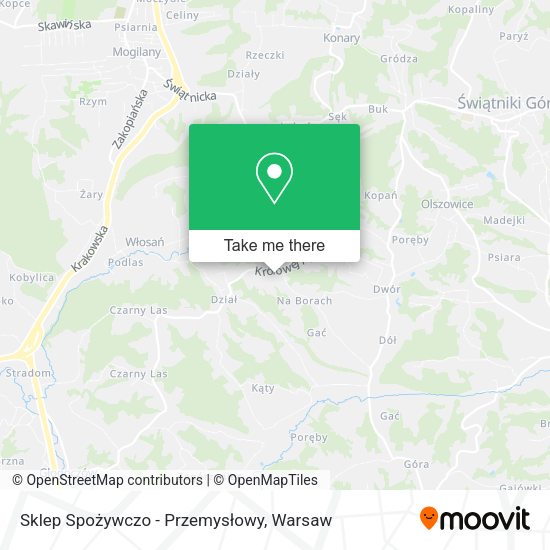 Sklep Spożywczo - Przemysłowy map