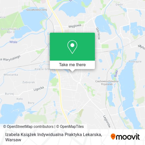 Izabela Książek Indywidualna Praktyka Lekarska map