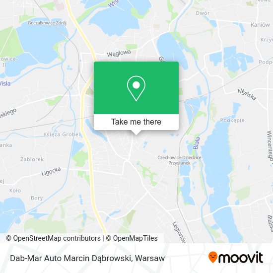 Dab-Mar Auto Marcin Dąbrowski map